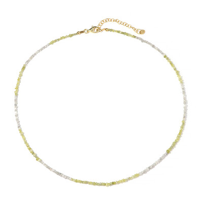 Collier en argent et Diamant jaune