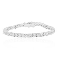 Bracelet en argent et Topaze blanche