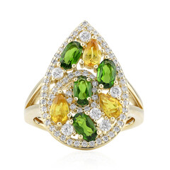 Bague en or et Saphir jaune de Ceylan (Adela Gold)