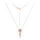 Collier en or et Diamant rose de France SI1 d'Argyle  (Annette)