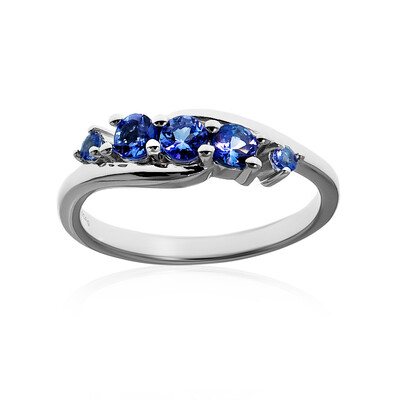 Bague en argent et Tanzanite