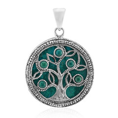 Pendentif en argent et Chrysocolle (Art of Nature)