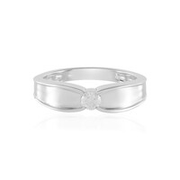 Bague en argent et Diamant I3 (J)