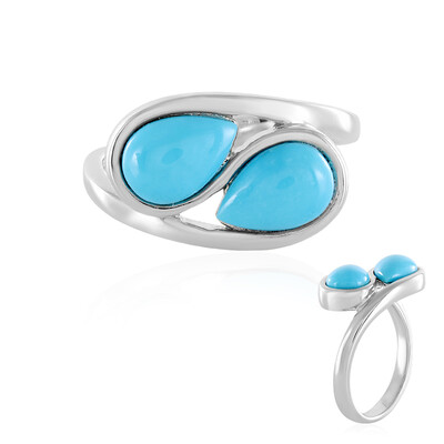 Bague en argent et Turquoise Sleeping Beauty (Faszination Türkis)