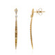 Boucles d'oreilles en or et Diamant fancy SI2 (CIRARI)