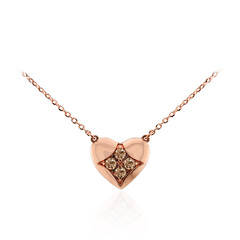 Collier en or et Diamant rose de France SI1 d'Argyle 