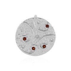 Pendentif en argent et Grenat d'Inde