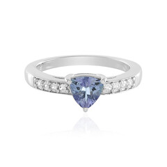 Bague en argent et Tanzanite non chauffée