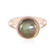 Bague en argent et Labradorite verte de Maniry (KM by Juwelo)