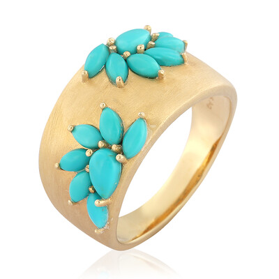 Bague en argent et Turquoise Sleeping Beauty (de Melo)