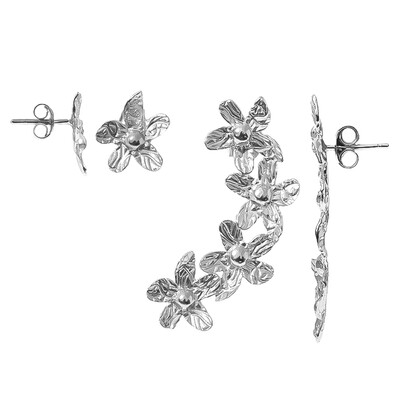 Boucles d'oreilles en argent (Joias do Paraíso)