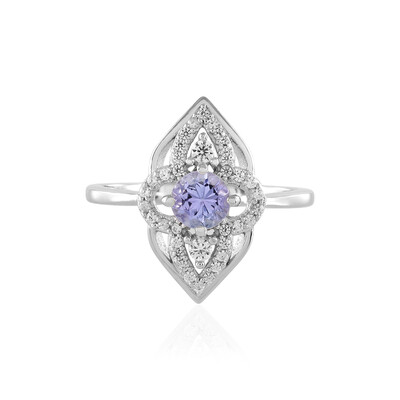 Bague en argent et Tanzanite non chauffée