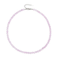 Collier en argent et Kunzite