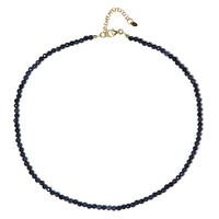 Collier en argent et Saphir bleu