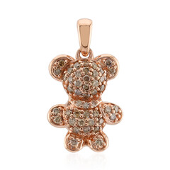 Pendentif en or et Diamant rose de France SI1 d'Argyle 