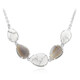 Collier en argent et Howlite