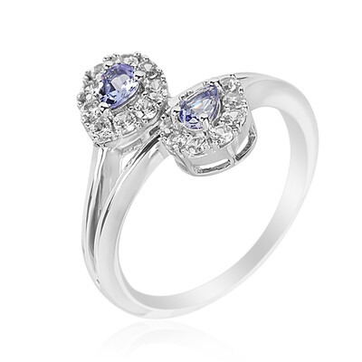 Bague en argent et Tanzanite