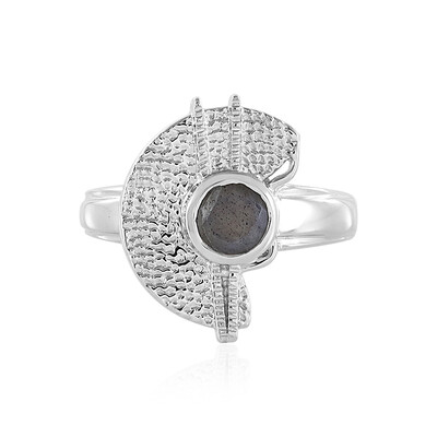 Bague en argent et Labradorite (MONOSONO COLLECTION)