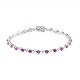 Bracelet en argent et Grenat Rhodolite