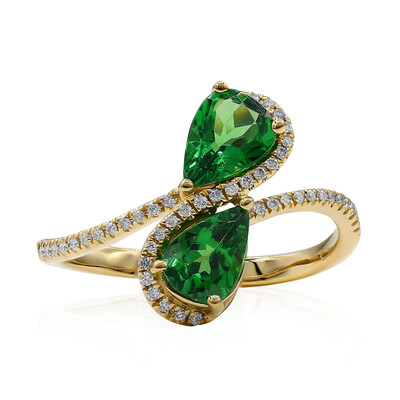 Bague en or et Grenat Tsavorite AAA (CIRARI)