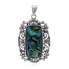 Pendentif en argent et Coquillage d'Abalone (Art of Nature)