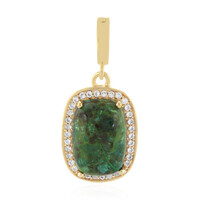 Pendentif en argent et Chrysocolle