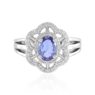 Bague en argent et Tanzanite