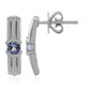 Boucles d'oreilles en argent et Tanzanite (Pallanova)