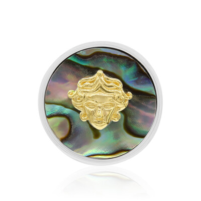 Pendentif en argent et Coquillage d'Abalone (MONOSONO COLLECTION)