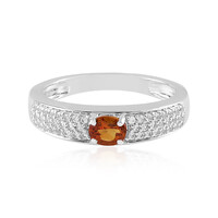 Bague en argent et Citrine Madère