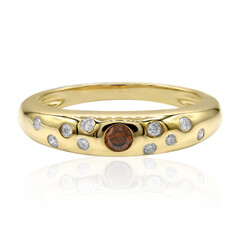 Bague en or et Diamant cognac VS1