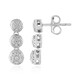 Boucles d'oreilles en argent et Zircon