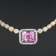 Collier en or et Kunzite AAA (de Melo)