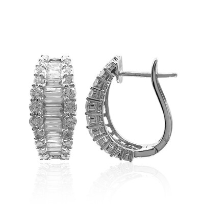 Boucles d'oreilles en or et Diamant SI2 (H) (CIRARI)