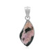 Pendentif en argent et Rhodonite Sulavesi (Bali Barong)