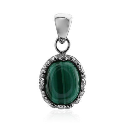 Pendentif en argent et Malachite (Art of Nature)