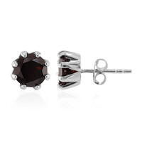 Boucles d'oreilles en argent et Grenat