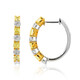 Boucles d'oreilles en or et Diamant SI2 jaune (CIRARI)