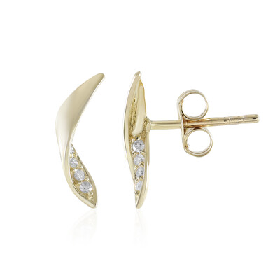 Boucles d'oreilles en or et Diamant I2 (I) (de Melo)