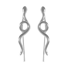 Boucles d'oreilles en argent (Joias do Paraíso)