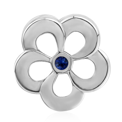 Charm en argent et Saphir bleu (Annette)