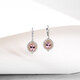 Boucles d'oreilles en or et Spinelle rose (CIRARI)