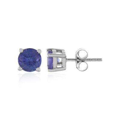 Boucles d'oreilles en argent et Tanzanite