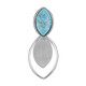 Pendentif en argent et Turquoise (dagen)