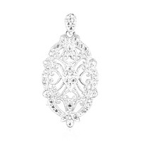 Pendentif en argent et Diamant PK (H)