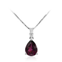 Collier en or et Grenat Rhodolite