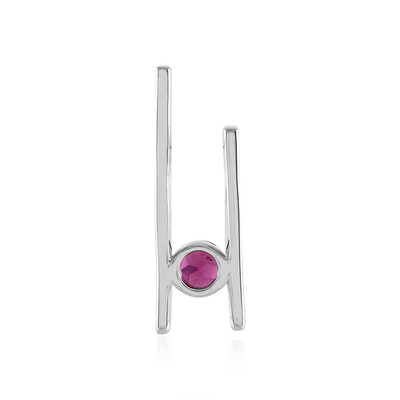 Pendentif en argent et Grenat Rhodolite (MONOSONO COLLECTION)