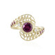 Bague en or et Grenat Rhodolite (Ornaments by de Melo)