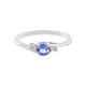 Bague en argent et Tanzanite