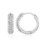 Boucles d'oreilles en argent et Zircon